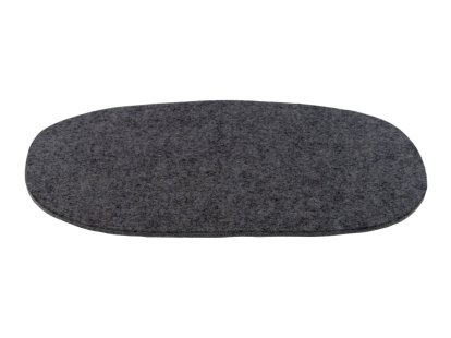 Coussin d'assise pour Panton Chair, Avec rembourrage, Mélange anthracite