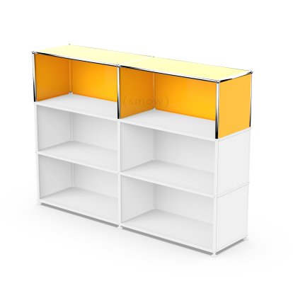Kit d'extension verticale USM Haller 2, Jaune or RAL 1004, 35 cm