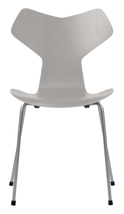 Chaise Grand Prix, Frêne coloré, Nine grey, Silver grey