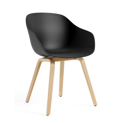 Chaise About A Chair AAC 222, Chêne laqué, Black 2.0