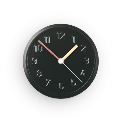 Horloge murale Alu Alu, Noir