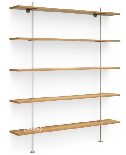 Étagère Eiermann, Chêne massif, 200 cm, 238 cm