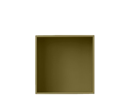 Étagère modulable Stacked Mini, M (33,2 x 33,2 x 26 cm), Vert brun