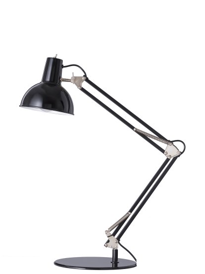 Lampe de bureau à ressort