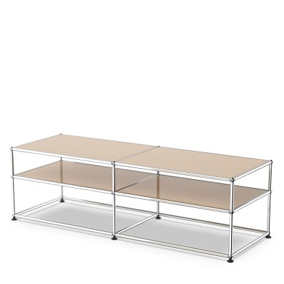 USM Haller table d'appoint type 1, Métal, Beige USM