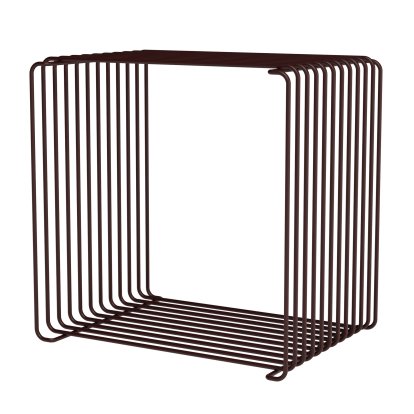 Étagère Panton Wire Cube, 26 cm, Rouge Noir