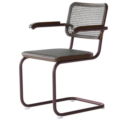 Chaise Cantilever S 64 V Dark Melange, Châtaigne