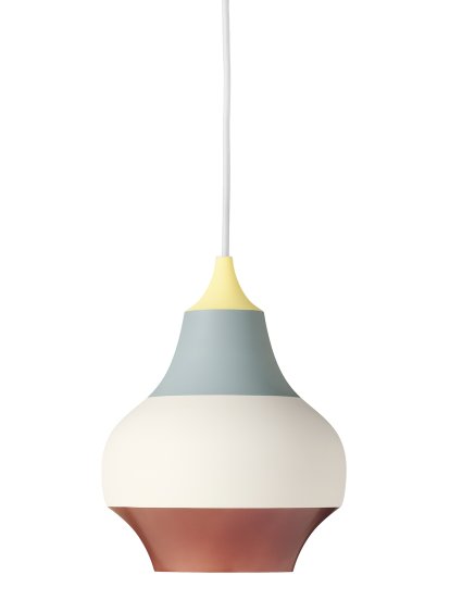 Suspension Cirque, Moyenne: Ø 22 x H 29,5 cm, Jaune