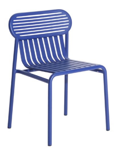Chaise Week-End, Sans accotoirs, Bleu