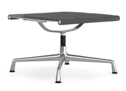 Aluminium Chair EA 125, Piétement poli, Hopsak, Gris foncé