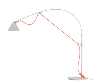 Lampe de table Ayno S, Gris soie, Orange, 2700 K