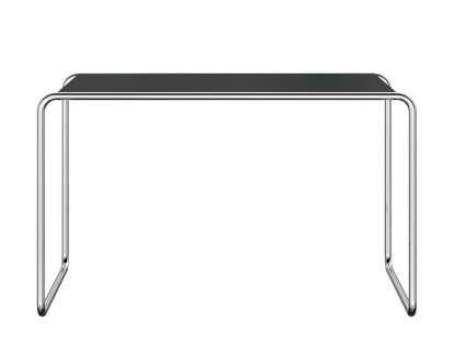 Table S 285/0 Bauhaus, Frêne teinté noir, Noir, avec patins en plastique