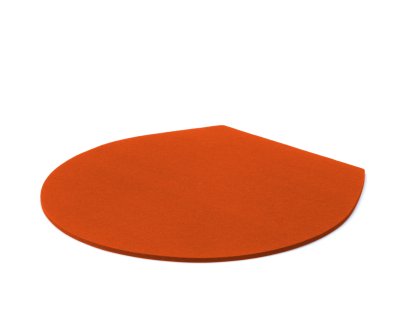 Coussin d'assise pour Chaise Fourmi, Sans rembourrage, Orange