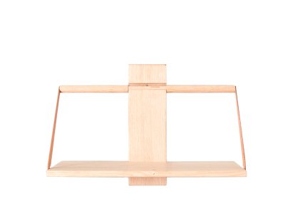 Étagère Wood Wall, M (45 x 20 x 32 cm), Chêne naturel