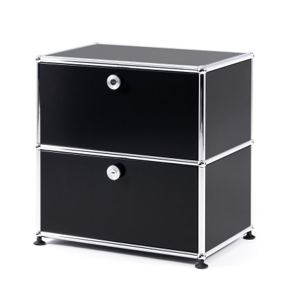 Table de chevet USM Haller avec 2 portes battantes