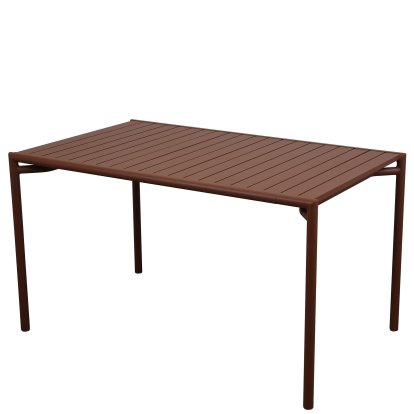 Table Bliss, 130 cm x 80 cm, Rouge du désert