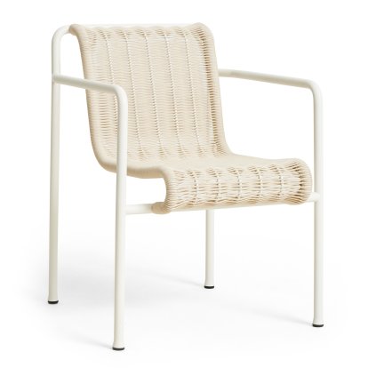 Fauteuil Palissade Cord, Blanc crème