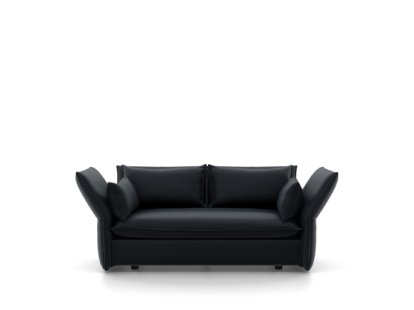 Canapé Mariposa, 2 places (H80,5 x L140 x P101,5 cm), Credo noir/anthracite