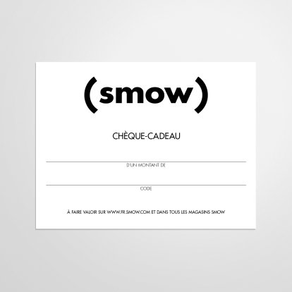 Carte cadeau smow, 50 EUR, Bon PDF par e-mail, Français
