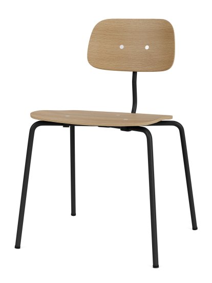 Chaise Kevi 2060, Chêne , Noir