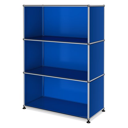 Meuble haut Highboard M ouvert, Bleu gentiane RAL 5010