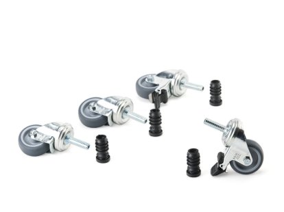 Roulettes industrielles Eiermann (Set de 4)