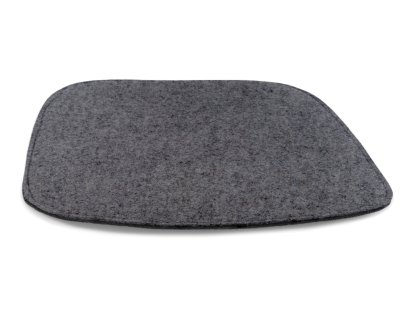 Coussin d'assise pour  Eames Armchairs, Avec rembourrage, Mélange anthracite