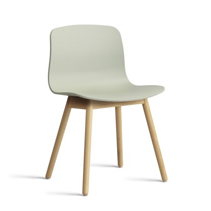 Chaise About A Chair AAC 12, Pastel green 2.0, Chêne laqué
