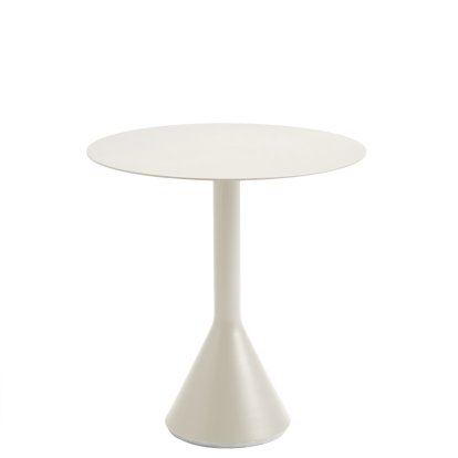 Table Palissade Cone, Ø 70 x H 74 , Blanc crème