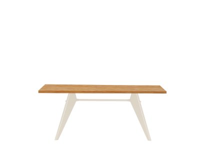 Table EM, 180 x 90 cm, Chêne massif naturel huilé, Écru