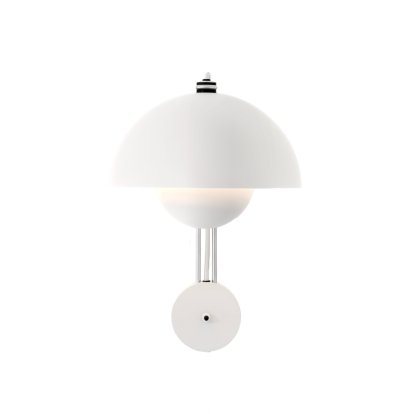 Applique murale Flowerpot VP8, Blanc mat