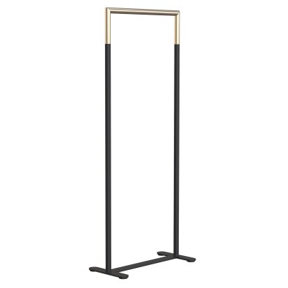 Portemanteau Bukto, Noir mat / or brossé, 60 cm