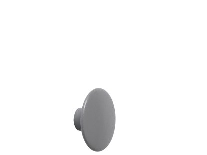 Patère The Dots, XS (6,5 cm), Gris foncé