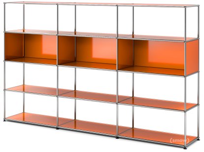 Étagère de salon USM Haller XL Type 1, Orange pur RAL 2004
