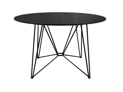 The Ring Table Indoor, Laminé noir 