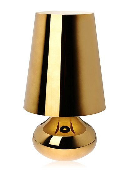 Lampe Cindy, or foncé