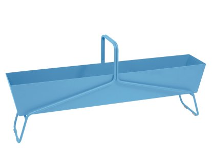 Jardinière Basket, H 54 x L 119 cm, Bleu maya