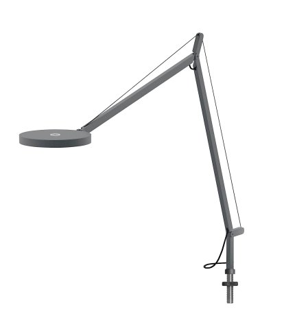 Lampe de table Demetra LED, Gris aluminium, Fixation à vis