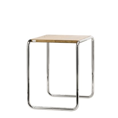 Table gigone B 9 Pure Materials, B 9b (H 50 x l 52 cm), Chêne huilé, Chromé
