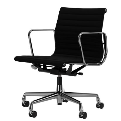 Aluminium Chair EA 117, Chromé, Hopsak, Nero