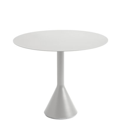 Table Palissade Cone, Ø 90 x H 74, Gris ciel