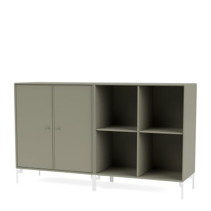 Commode Pair, Fennel, Pieds