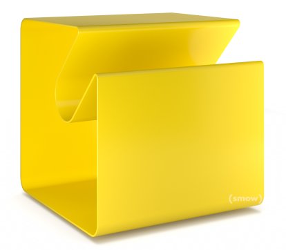 Table d'appoint V44, Jaune signalisation (RAL 1023), Patins