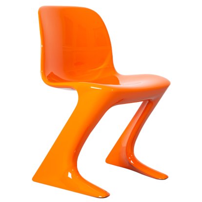 Chaise Z.Stuhl, Sans accoudoirs, Orange pur