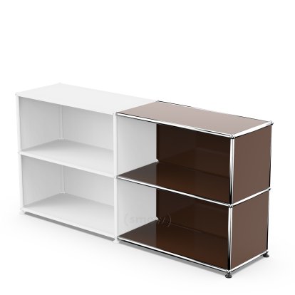 Kit d’extension horizontale USM Haller 2, Marron USM, 35 cm