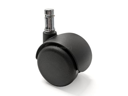 Roulette pour chaises Vitra, Pour Eames Plastic Chair (roulettes noires), Roulettes dures pour moquette