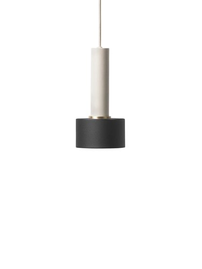 Collect Lighting, Haut, Gris clair, Disc, Black