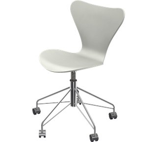 Chaise de bureau pivotante Série 7 3117, Laqué, Nine grey