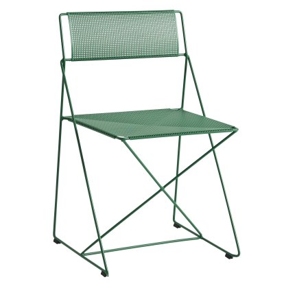 Chaise X-Line Outdoor, Vert poireau, Thermolaqué