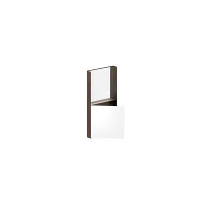 Miroir OneTwo , OneTwo 60 avec abattant, Bronze foncé
